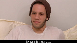 MaleIcons.com - Robert Axel's intense anal penetration with Wolf Hudson's eager ass and moans