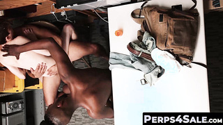 Perps4Sale.com - Smooth Twink Barebacked by two horny cops for Stealing
