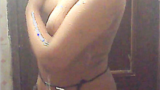 Smart 19 age girl bathing