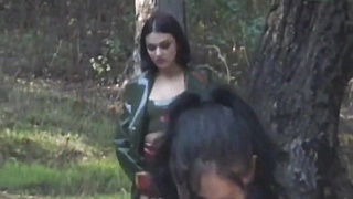 PussyCatsLatex.com - Outdoor latex feast with naudia nyce and inked seductress