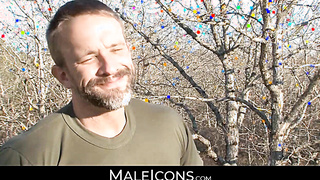 MaleIcons.com - Dirk Caber's loneliness ends with muscled Wolf Hudson's blowjob and anal fuck