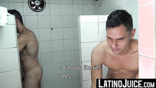 LatinoJuice.com - Gay latino Faisul succumbs to handsome Liams enormous fat penis