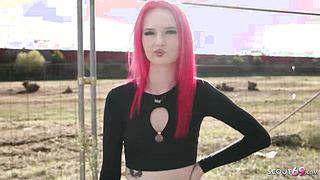 GERMAN SCOUT - Skinny Redhead Casting