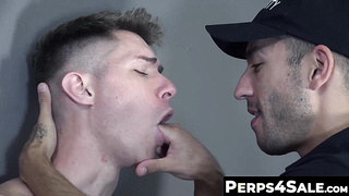 Perps4Sale.com - Tattooed stud Zak Bishop dominated horny officer Jace