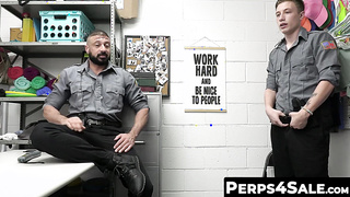 Perps4Sale.com - Twink gay Cole Church pleasured by hunk officer Marco Napoli