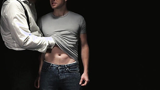 DisposedBoys.com - Sexy Serg Shepard shoots load while getting dildo fucked with daddy Felix Kamp