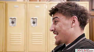 Big tits teacher ass fucked by student