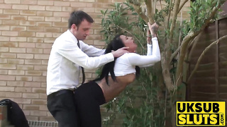 UKSubSluts.com - Smoking hot Louise Kay's bondage and hard pussy fucking