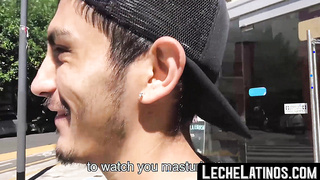 LecheLatinos.com - Wild pickup sex leads to a barebacked Latino's intense fuck and facial
