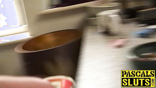 Voluptuous UK chick lets a man fuck her after her breakup