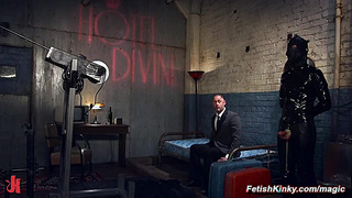 Extreme BDSM punishment at Hotel