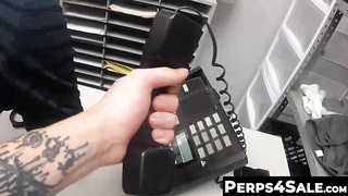 Perps4Sale.com - Homo perp Darron Bluu dominated by sweet officer Cole Church