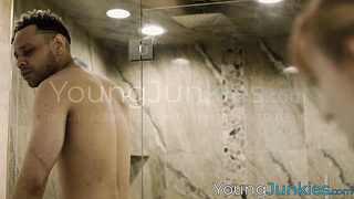 Yellow haired Madi Collins craves a huge cock so I shoved mine into her