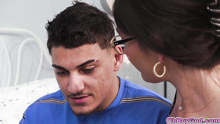 Stepsons first anal sex with his hot stepmom