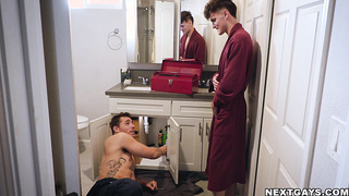 The Handyman had fun with Aaron