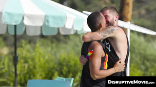 DisruptiveMovie.com - Chris Damned barebacks and deepthroats lover AJ Sloan's hungry tight ass