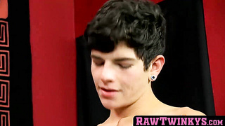 RawTwinkys.com - Big dicked Clayton Summers and Jacob in a sweaty bareback romp
