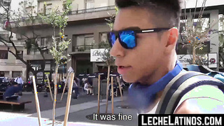 LecheLatinos.com - Pretty young Latino barebacked and fed cum in a steamy POV encounter