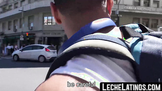 LecheLatinos.com - Pretty young Latino barebacked and fed cum in a steamy POV encounter