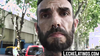 LecheLatinos.com - Bearded Latino's POV raw fuck session with a horny top