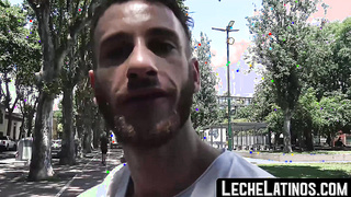 LecheLatinos.com - Bearded Latino's POV raw fuck session with a horny top