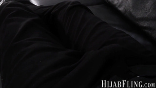 Cheating Arab wife Victoria June slobbers all over my erect cock while I smash her