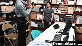 Perps4Sale.com - Sexy inked criminal rides horny cops Big black cock