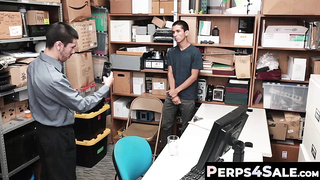 Perps4Sale.com - Skinny gay teen suspect blows cops huge cock to get home