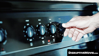 DisruptiveMovie.com - Stepdad Dale Savage deepthroats stepson Brandon Anderson's massive cock