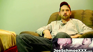 JoeSchmoeXXX.com - Amateur Joe's asshole gets spread wide by a huge hard cock