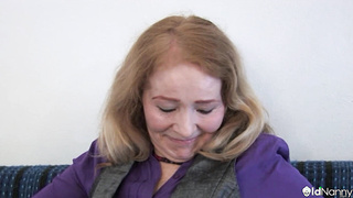 Busty MILF And Mature Lesbian Strapon Action - OLDNANNY