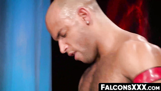 FalconsXXX.com - Muscle hunks pleasure each other in a hot session of sixty-nine and raw fucking