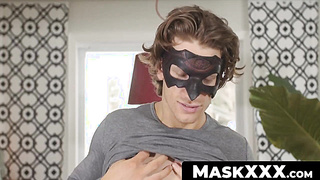 MaskXXX.com - Sexy dude's sex toys and pecker jerking off solo fun