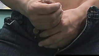 OTBXXX.com - Gerson strokes his monster meat solo until his thick dick explodes cum