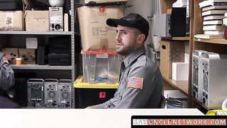 SayUncleNetwork.com - Security officer disciplined and barebacked by his black boss