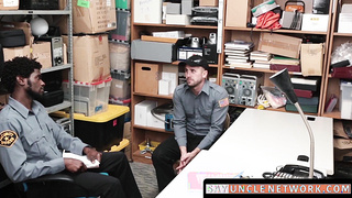 SayUncleNetwork.com - Security officer disciplined and barebacked by his black boss