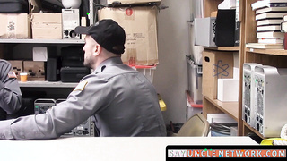 SayUncleNetwork.com - Security officer disciplined and barebacked by his black boss