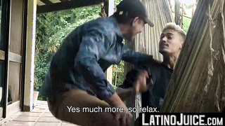 LatinoJuice.com - I skillfuly used my wet tongue to lick and swallow Daves thick long cock