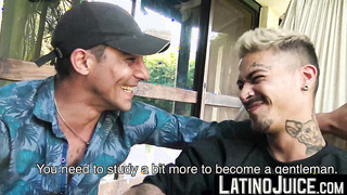 LatinoJuice.com - I skillfuly used my wet tongue to lick and swallow Daves thick long cock