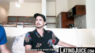 LatinoJuice.com - Inked Latino jock Sahid rides on top of gay Mateo huge cock