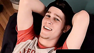 ToesXXX.com - Hot twink JT's smooth body and sexy little ass tease