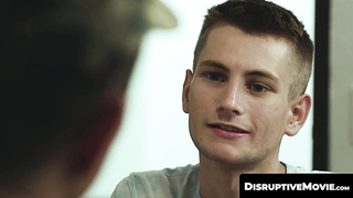 DisruptiveMovie.com - Inked army studs Roman Todd and Jkab Dale dominate recruit Trevor Harris