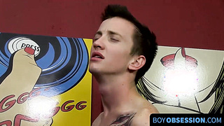 BoyObsession.com - Skyler Evans' versatile toy play and ass stretch try with a big twist