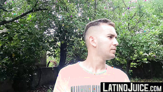 LatinoJuice.com - Latino studs Joel and Leo having intense outdoor barebacking
