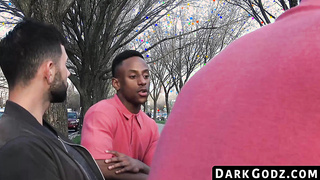 DarkGodz.com - Muscular ebony hunk's raw, balls-deep domination of a white man
