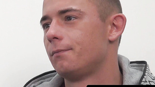 ForeskinFever.com - Handsome twink enjoys a solo masturbation session with porn