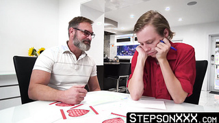 StepsonXXX.com - I sneaked into blonde Ryan Evans room to destroy his bouncy butt