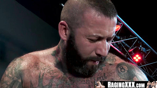 RagingXXX.com - Interracial anal slamming with tattooed muscular hunks