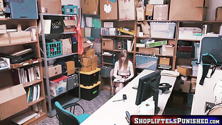 ShopliftersPunished.com - This teen needs hardcore stiff pole pounding her willing fuckhole deep