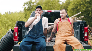 Zack Mackay and Tito Patron jerking off